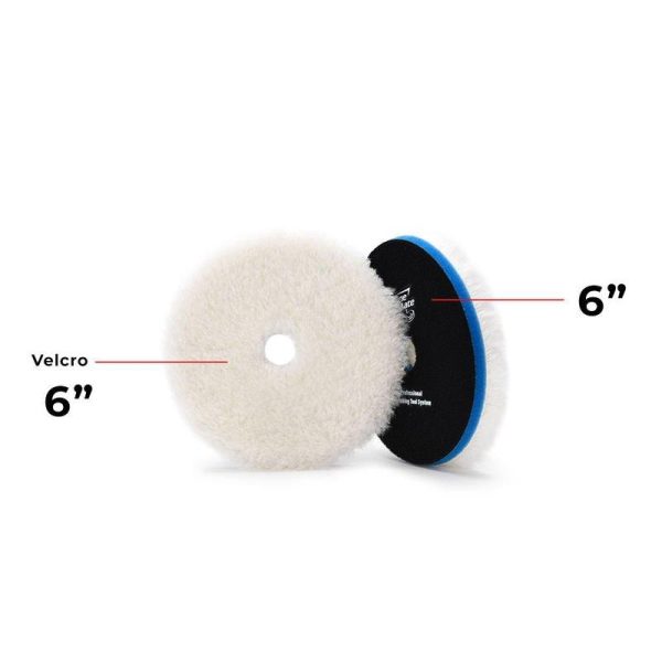 ShineMate T130 – 6″ High Nap Wool Cutting Pad